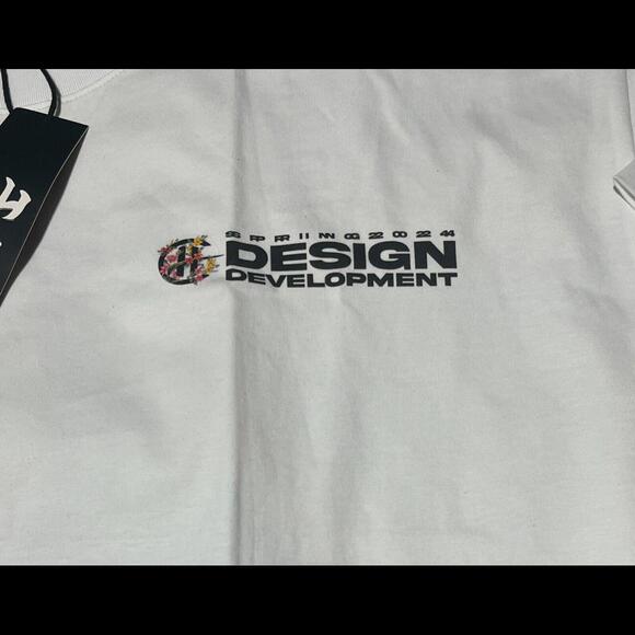 Common Hype Floral Tee White size XL - Picture 3 of 3